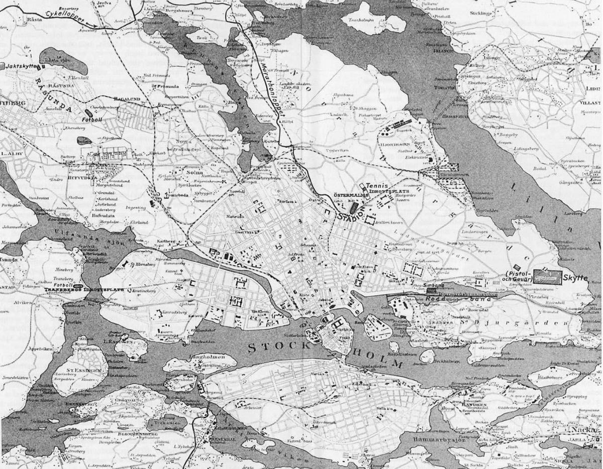 térkép Stockholm régi város