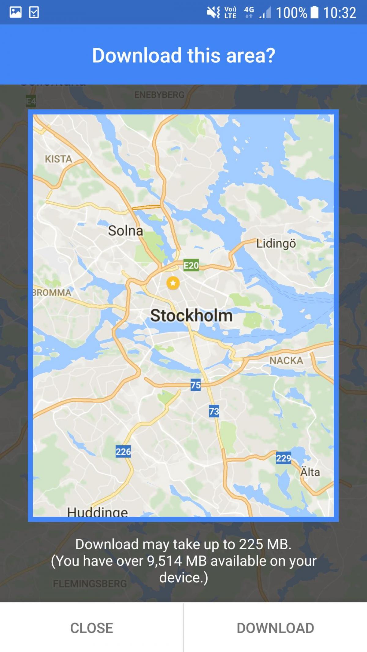 offline térkép Stockholm