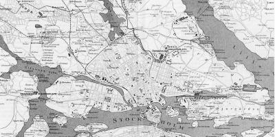 Térkép Stockholm régi város