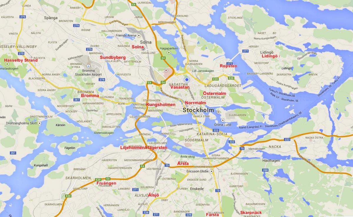 térkép bromma Stockholm