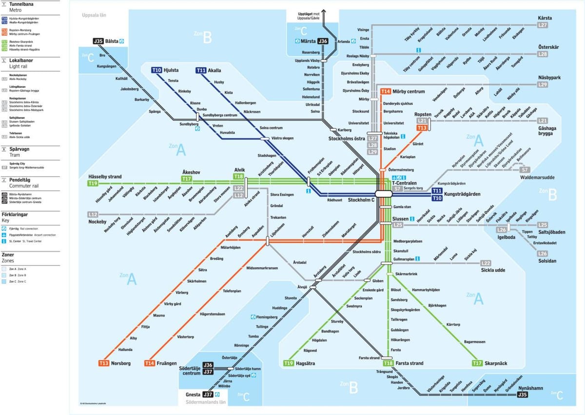 térkép Stockholm árutovábbítási