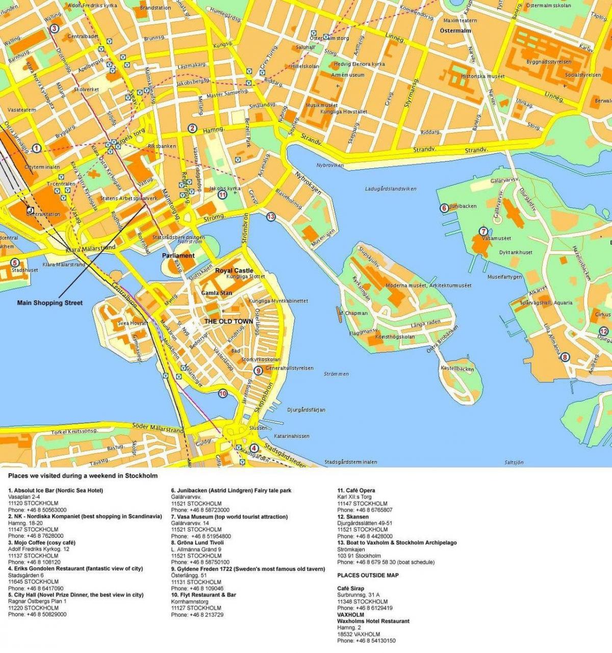 térkép Stockholm cruise terminal