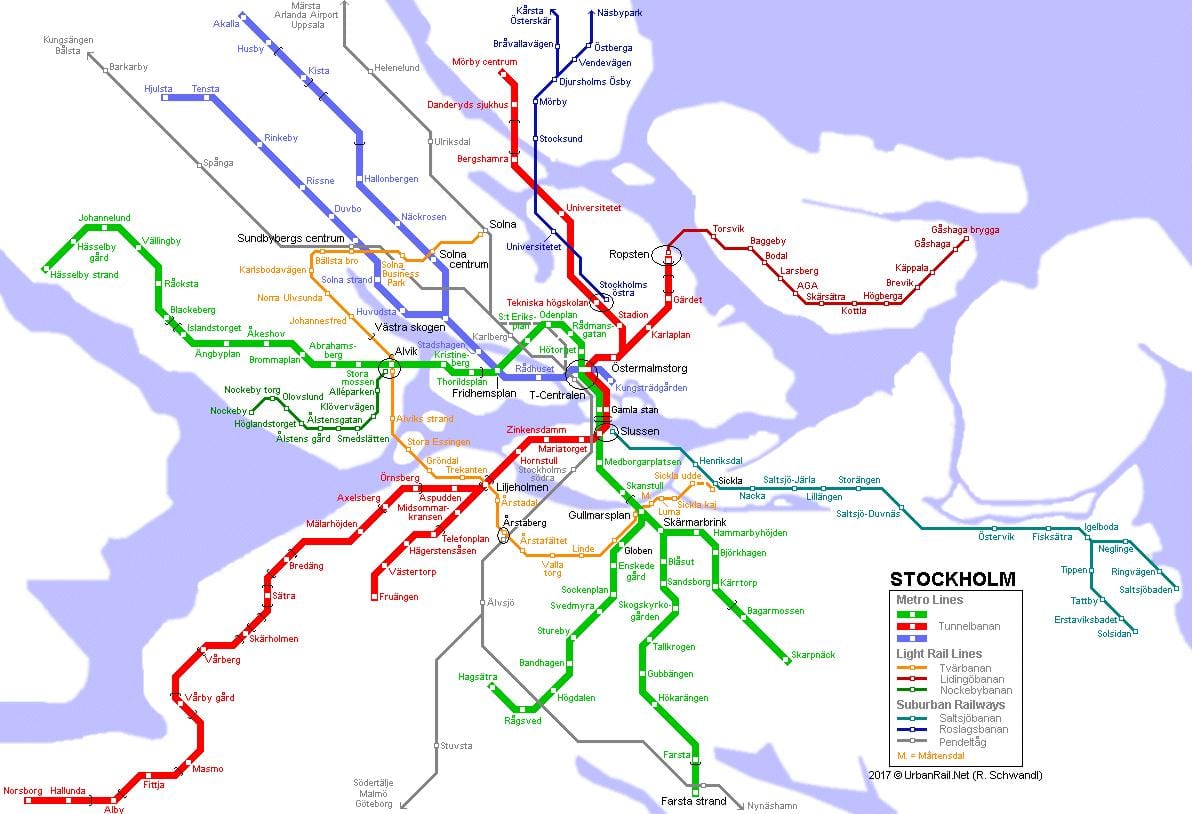 cső térkép Stockholm