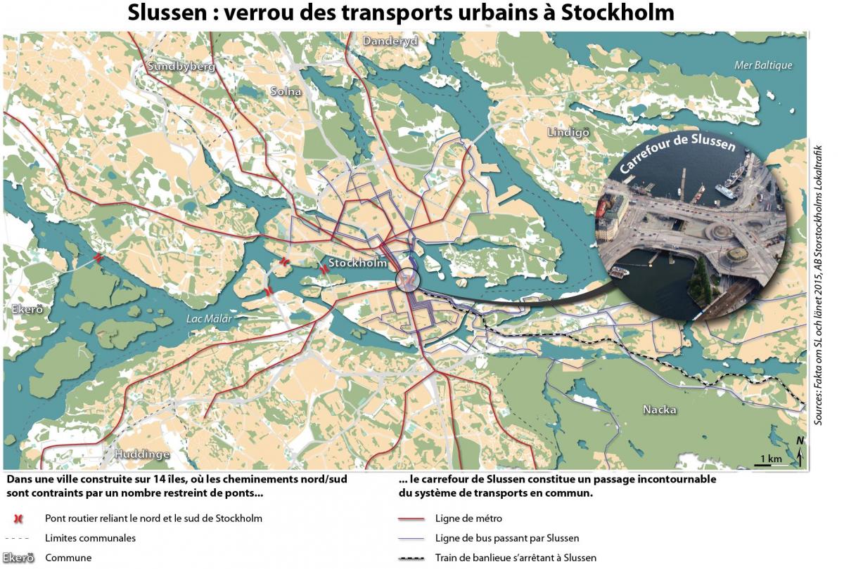 térkép Stockholm slussen