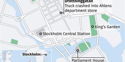 Térkép drottninggatan Stockholm