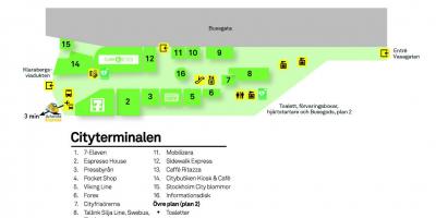Arlanda express útvonal térkép