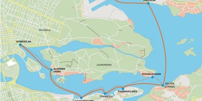 Térkép frihamnen Stockholm