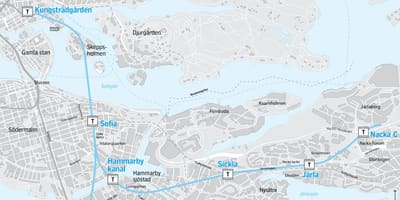 Térkép nacka Stockholm