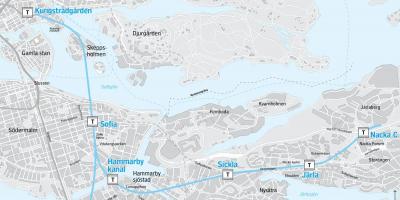 Térkép nacka Stockholm