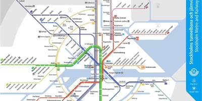 Stockholm zóna térképen