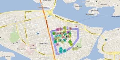 Térkép sofo Stockholm