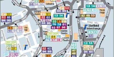 Térkép Stockholm busz, 76-os út