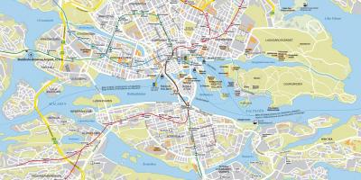 Város térkép Stockholm