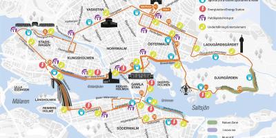 Térkép Stockholm marathon