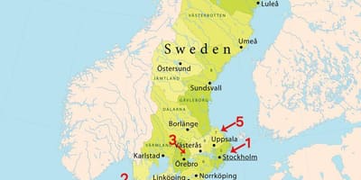 Térkép Stockholm strandok
