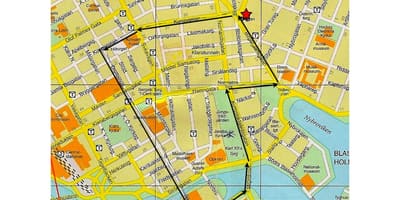 Séta Stockholm térkép