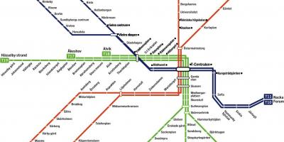 T Stockholm térkép